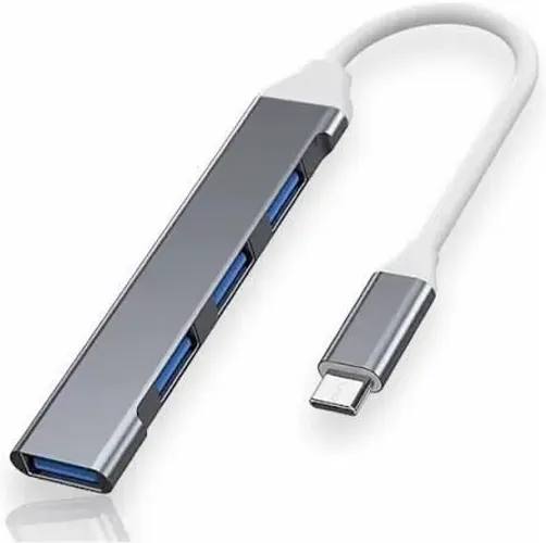 Hub Usb C 4 Portas Usb 3.0 5 Gbps Para Computador Ou Celular 