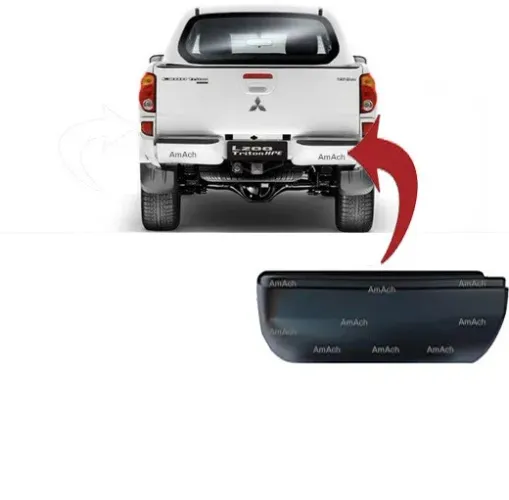 Para-choque traseiro lado direito L200 Triton 2008 a 2018