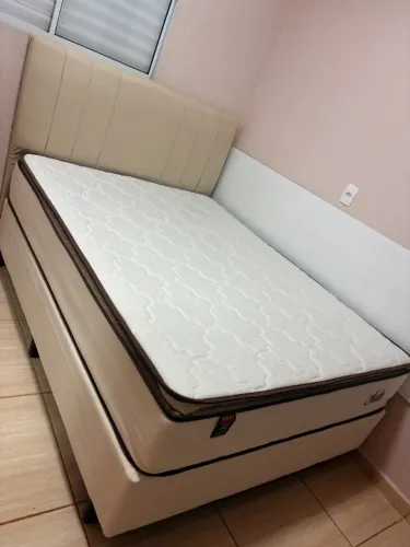 Cama box casal com cabeceira