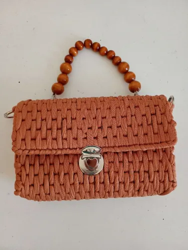 Bolsa de Tela Clutch Laranja