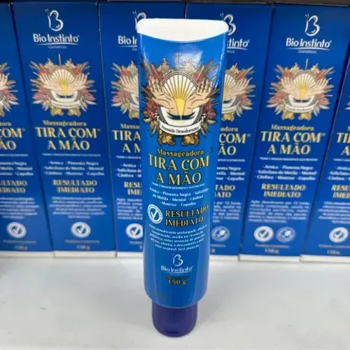 Pomada Massageadora Tira Com a Mão 150g Bio Instinto - Conforto Muscular