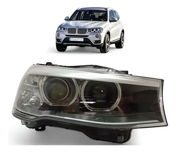 Farol Bmw X3 Led Xenon 9 Pinos Direito 2014 A 2017 Original Direito/passageiro