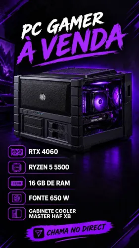 PC Gamer com RTX 4060