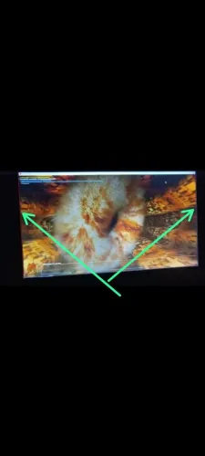 Monitor AOC 22 polegadas (com apenas umas linhas no canto) (quase invisíveis)