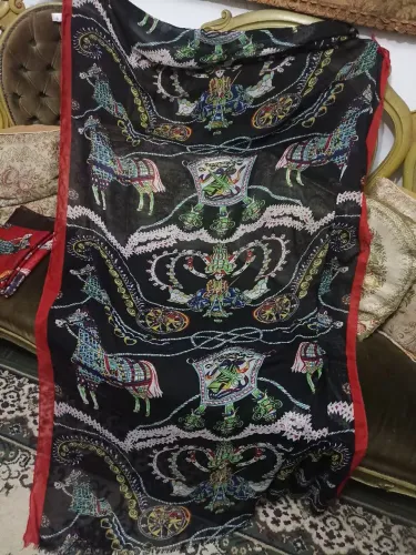 Pashmina Lenço Preto luxo