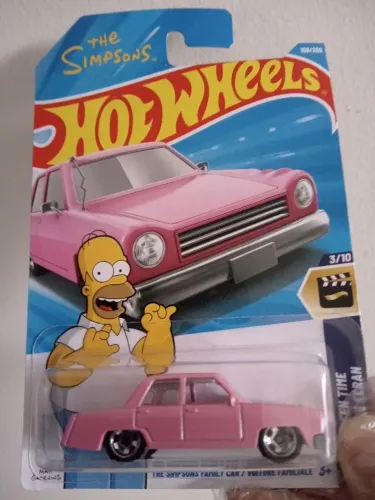 Hot Wheels Simpsons Pink Family Car