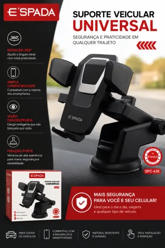 Suporte veicular pra celular