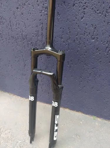 Kit Frente de Bicicleta NOVO (Suspensão GTS 38 + Guidão + Mesa)
