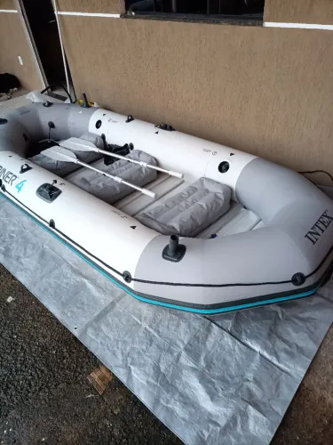 Bote inflável Intex Mariner 4 Capacidade até 500kg para 4 pessoas Semi Novo Registrado 