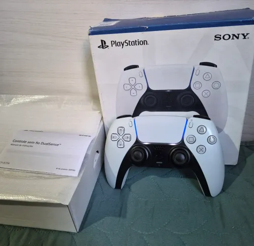Controle Dualsense PS5 com Hall Effect + Protetores!!!