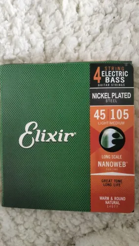 Encordoamento Elixir para baixo de 4 cordas 