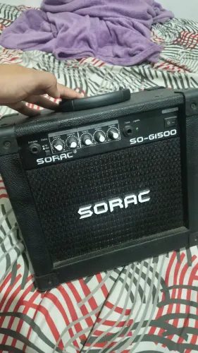 Amplificador Sorac SO-G1500 + Cabo P10