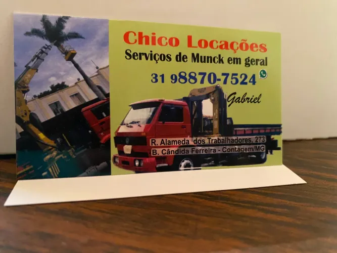 LOCAÇÃO DE MUNCK E SERVIÇOS EM GERAL