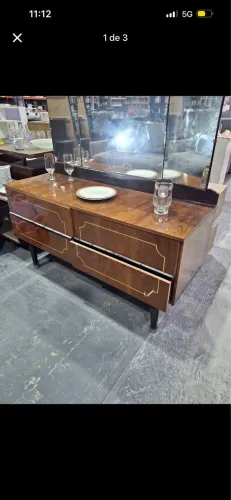 penteadeira vintage modernista da Móveis CIMO dos anos 1950/1960