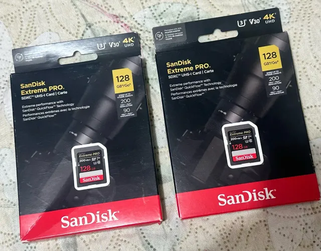 Cartão de memória 128 GB SanDisk Extreme Pro