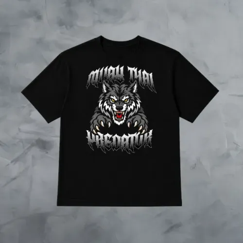 Camiseta Muay Thai Predator Wolf