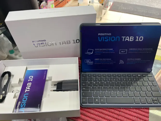 Tablet Positivo 10 polegadas 128GB novo!
