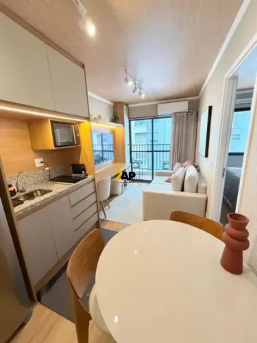 Studio mobiliado para locação em São Paulo-SP, Pinheiros: 1 quarto, 1 banheiro, 30,00 m² d
