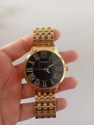 RELÓGIO DOURADO TOUCH