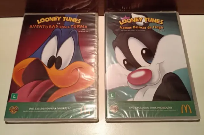 2 DVD´S Originais Lacrados da Looney Tunes 15,00 Cada DVD