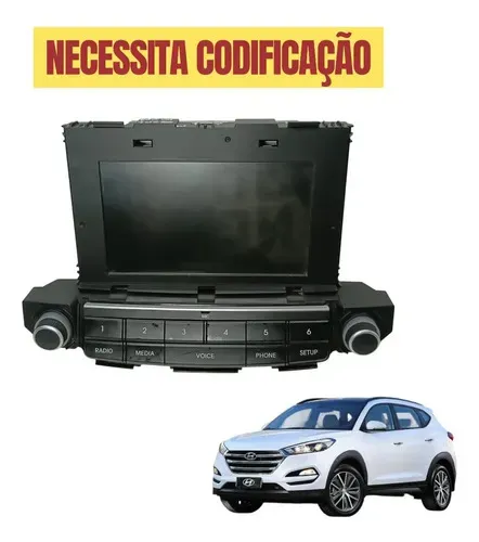 Tela Multimídia Hyundai New Tucson 2018 2019 2020