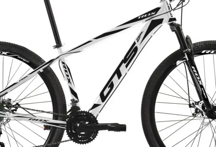 Bicicleta Aro 29 Gts Alumínio Rdx 24v Freio A Disco Cor Branco/preto Tamanho Do Quadro 19
