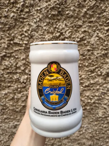 Caneca de Cerveja Baden Baden Cristal 450ml - Porcelana