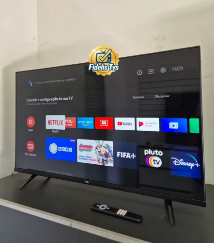 TCL 43 POLEGADAS ANDROID SMART WIFI COMPLETA