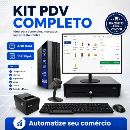 Kit PDV Completo para Comércio