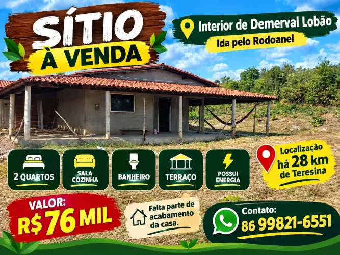 VENDO SITIO/ CASA