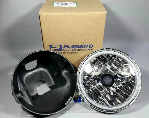 Farol Completo Yamaha Ybr 125 Factor 125 2014 Fazer 250 2010 Aro Cromado Produto Novo