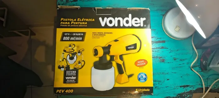 Pistola de Pintura Elétrica Vonder PEV 400 - 127V (Nova na caixa)