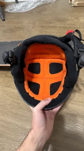 Capacete poc skull light vermelho tamanho M