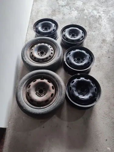 Roda de ferro Volkswagem 15 x 5 furos(6) unidades
