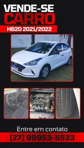 Hyundai HB20 Sense 1.0 Flex 12V MEC 2022