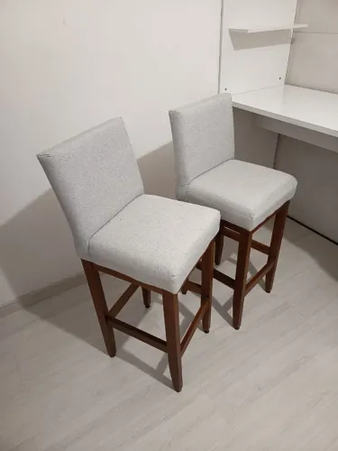 Banqueta Almofada em Linho