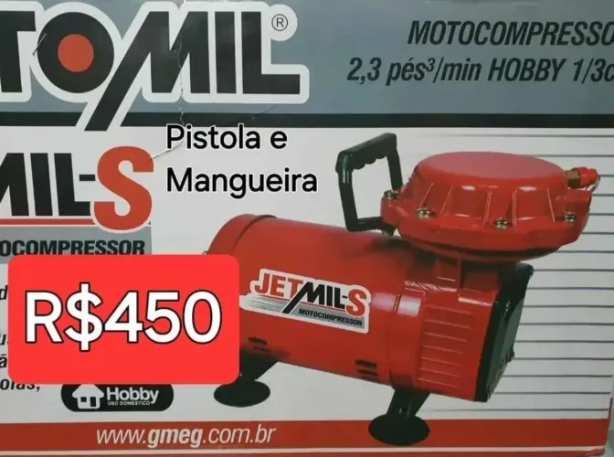 Compressor Ar Direto + Acessórios. <br>?R$450?