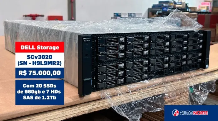 DELL Storage SCv3020 - (SN - H9L9MR2) 