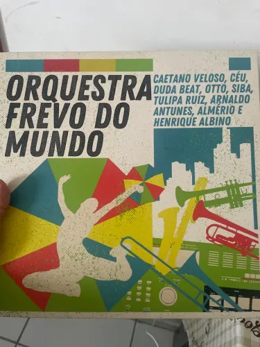 Lp Vinil Orquestra Frevo Di Mundo Caetano,Duda Noize Com Revista