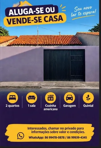 Casa a venda e/ou aluguel