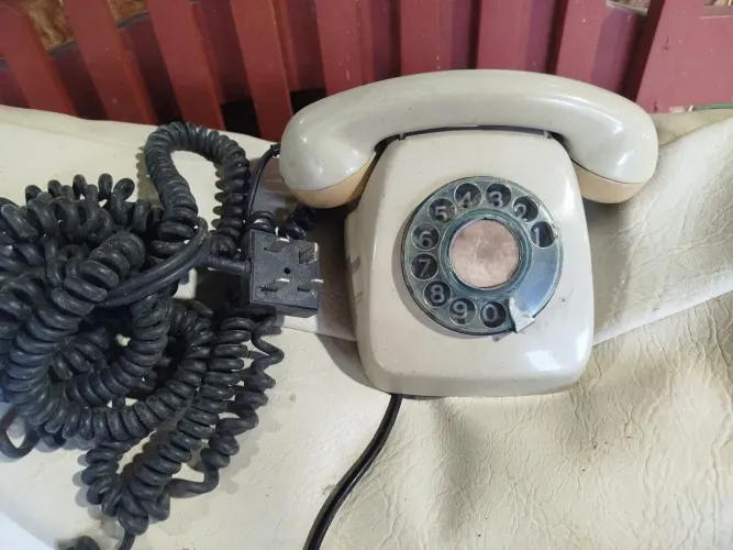 Telefone de disco Antiguidade