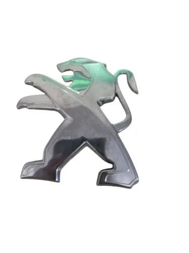 Emblema Dianteiro Peugeot 208 2012 2013 2014 2015 2016 Prata