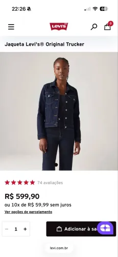 Jaqueta Levi's original