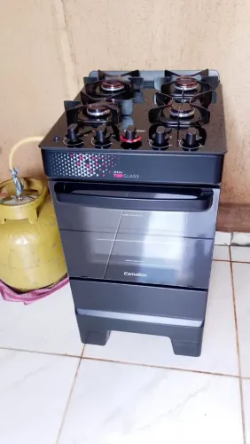 Fogão Esmaltec ideal mesa vidro automático