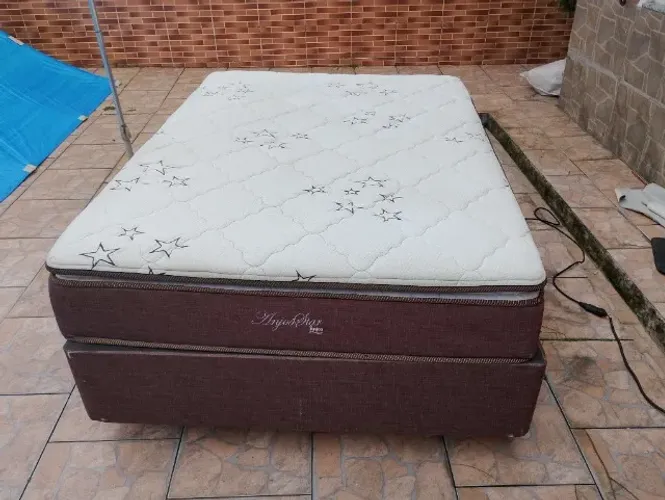 Cama box casal.... ENTREGO 