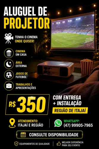 Aluguel de Projetor de imagem