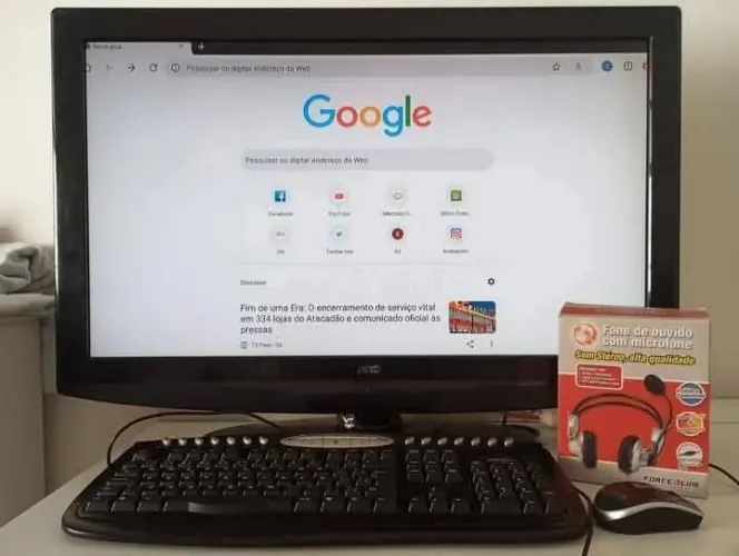 Monitor de Pcs e TV Integrada 2 Em 1 Top Demais Completa Impecável