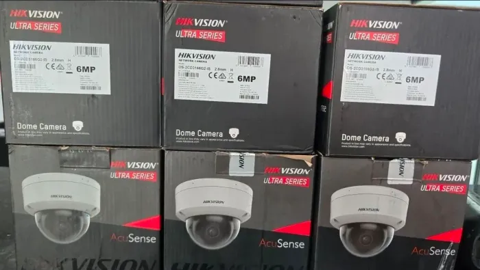 Câmera hikvision 6mp, 7 unidades