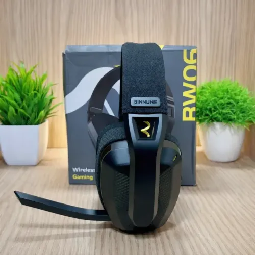 BINUNNE BW06 - HEADSET GAMER SEM FIO PS5 / PS4 / PC - ENTREGA GRÁTIS