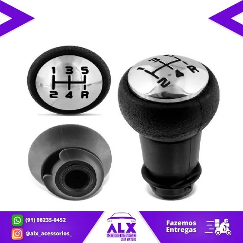 Manopla Bola Câmbio Peugeot 206 / 207 - 2010/